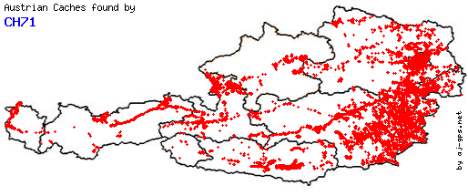 Map of Finds within Austria