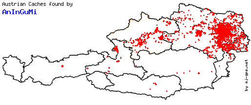 Map of Finds within Austria