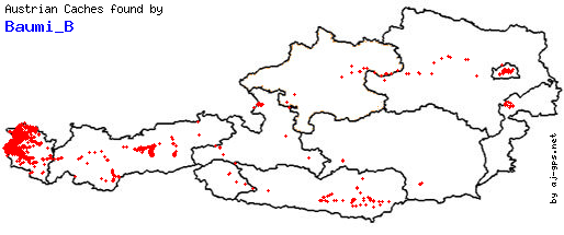 Map of Finds within Austria