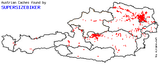 Map of Finds within Austria