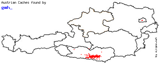 Map of Finds within Austria