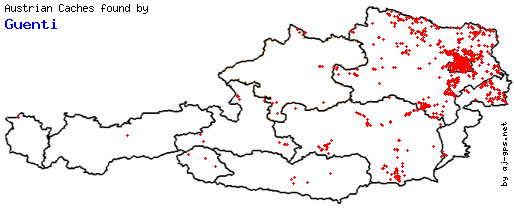 Map of Finds within Austria
