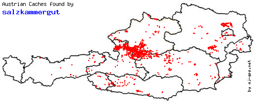 Map of Finds within Austria