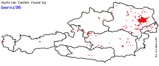 Map of Finds within Austria