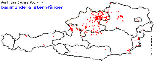 Map of Finds within Austria