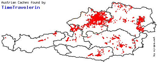 Map of Finds within Austria Map of Finds within Austria