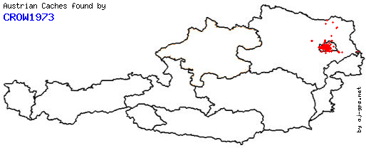 Map of Finds within Austria