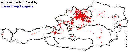 Map of Finds within Austria