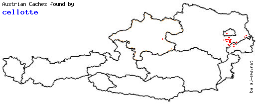 Map of Finds within Austria