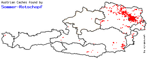 Map of Finds within Austria