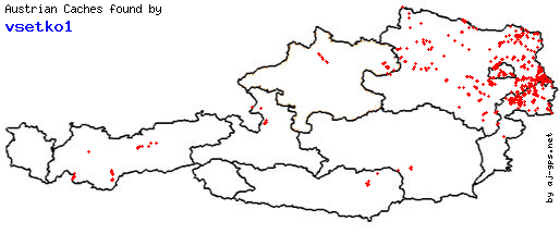 Map of Finds within Austria