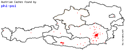 Map of Finds within Austria