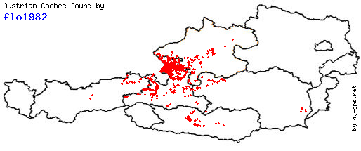 Map of Finds within Austria