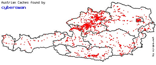 Map of Finds within Austria