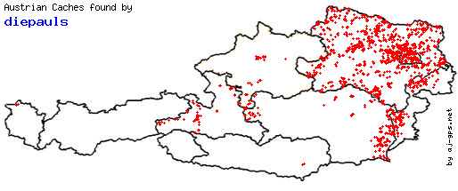 Map of Finds within Austria