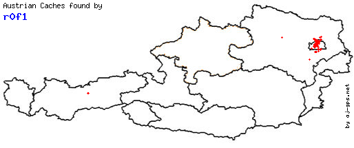 Map of Finds within Austria