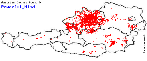 Map of Finds within Austria